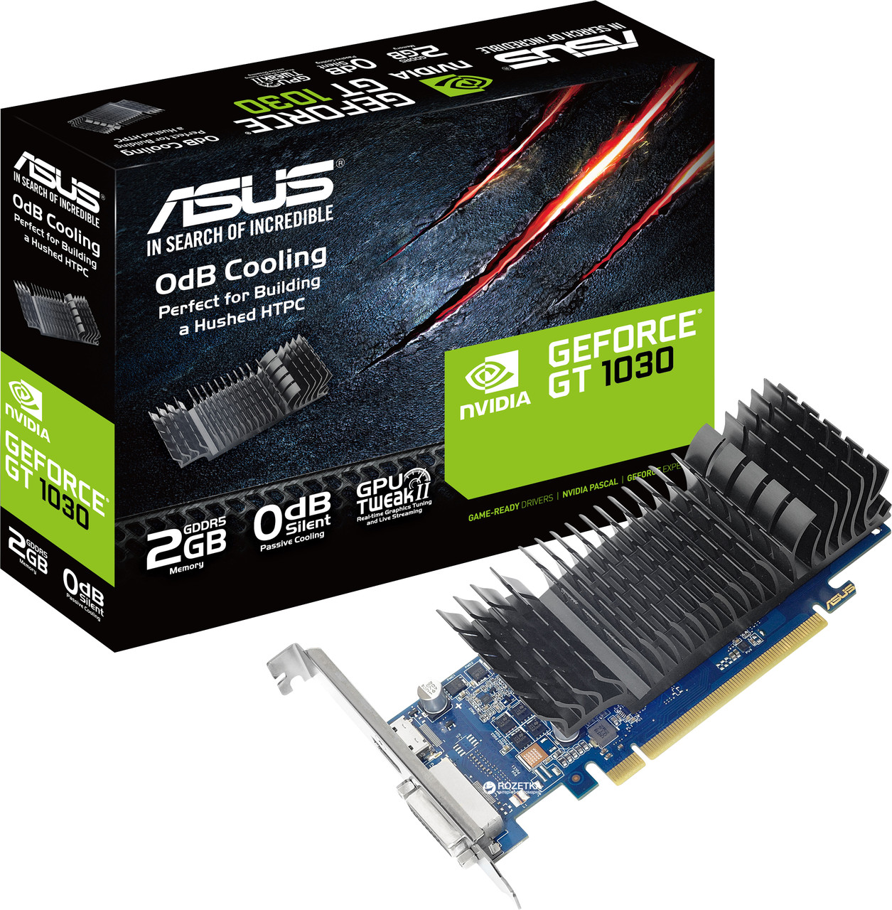 Видеокарта ASUS GeForce GT1030-SL-2G-BRK