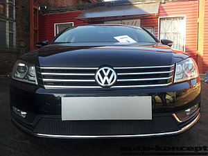 Защита радиатора Volkswagen Passat B7 2011-2015 black