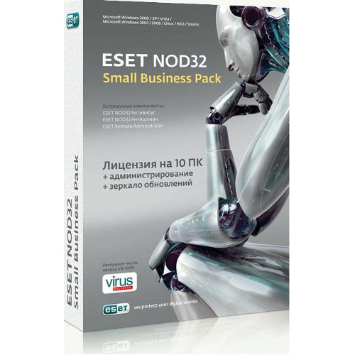 ESET NOD32 SMALL Business Pack база(1 год / 20 пользователей) электронный ключ - фото 1 - id-p46221662