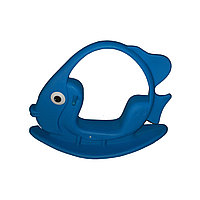 Качалка детская "Рыбка", синяя