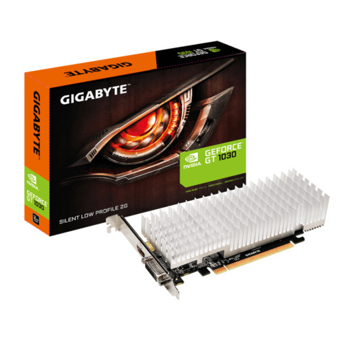 Видеокарта Gigabyte GV-N1030SL-2GL 2Gb GT 1030 Silent Low Profile,  GVN1030L2L-00-G