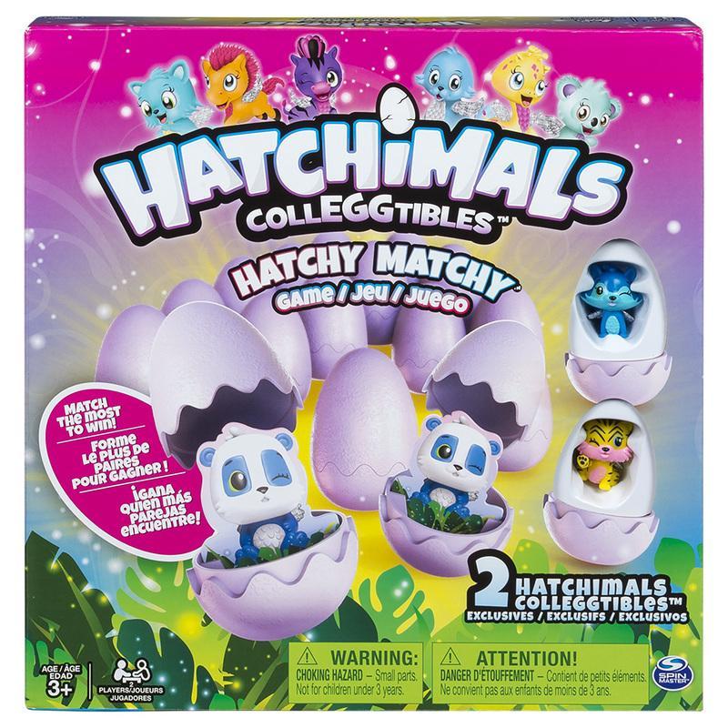 Настольная игра "Memory - Hatchimals" + 2 коллекционные фигурки "Хетчималс"