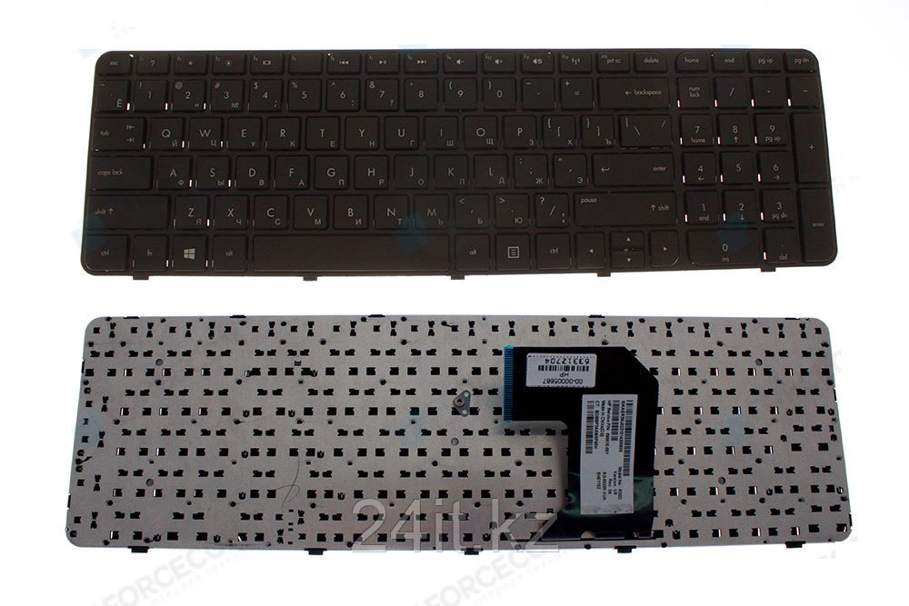 Клавиатура для ноутбука HP Pavilion G7-2000, RU, черная, без рамки