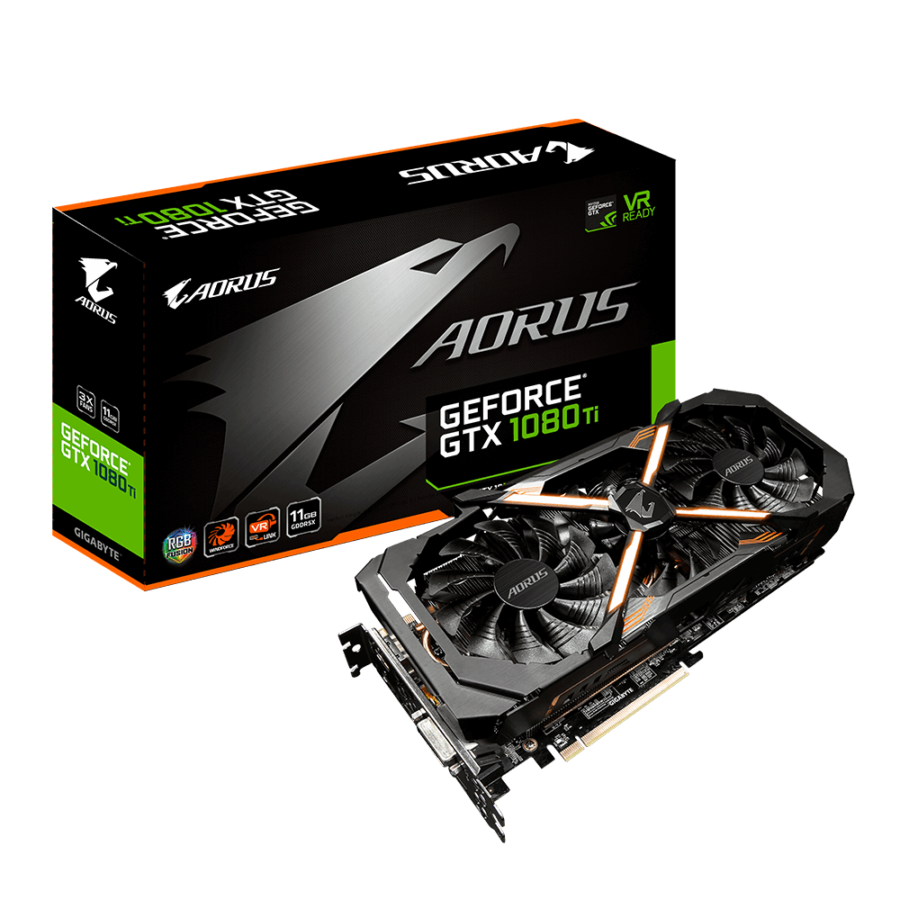 Видеокарта Gigabyte GTX1080Ti AORUS 11G (GV-N108TAORUS-11GD)