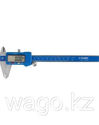 ШТАНГЕНЦИРКУЛЬ ЗУБР 34465-150, ЭКСПЕРТ, ШЦЦ-I-150-0,01, ЦИФРОВОЙ, НЕРЖАВЕЮЩАЯ СТАЛЬ, ПЛАСТИКОВЫЙ КОРПУС, 150 М, фото 2