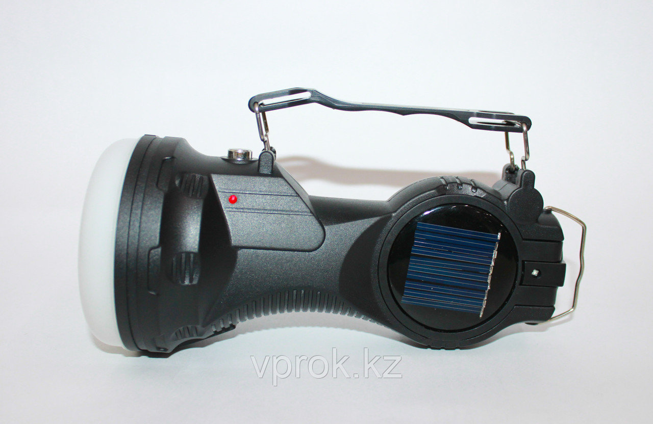 Аккумуляторный фонарь с солнечной панелью KC-9980T, фото 1