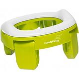 Горшок дорожный для детей и насадка на унитаз «Handy Potty» 3 в 1 от Roxy Kids (Коралловый), фото 4