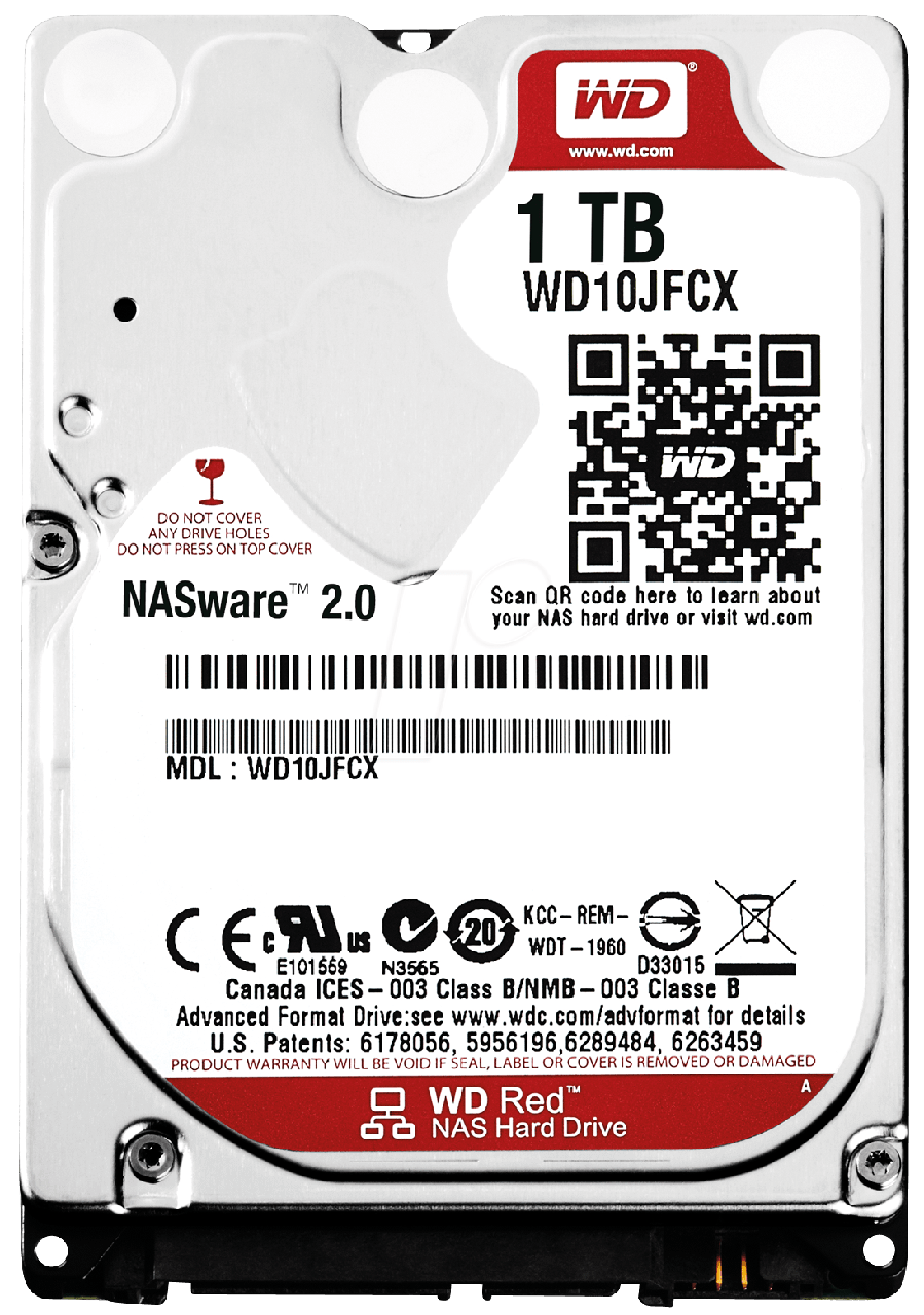 Жесткий диск внутренний Western Digital (WD) 10JFCX (1тб (1000Гб), HDD, 2,5″, Для серверов, SATA) WD10JFCX