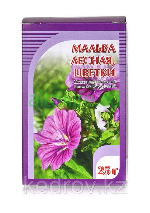 Мальва лесная, цветки 25 гр