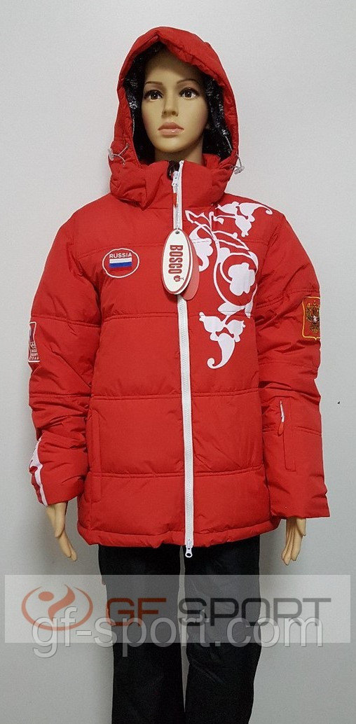 Костюм женский горнолыжный Russia(красный)
