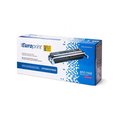 Картридж, Europrint, EPC-743A, Пурпурный, Для принтеров HP Color LaserJet CP5220/CP5225