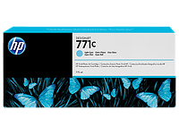 Струйный картридж HP 771c (Оригинальный, Голубой - Cyan) B6Y12A