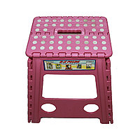 Мультистул - складной табурет-подставка, 28*40 см, розовый