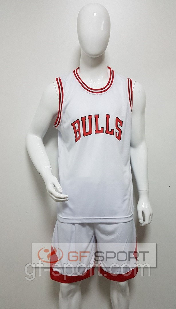 Форма баскетбольная Chicago Bulls(белая)