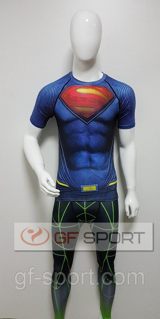 Рашгард комплект (футболка,,штаны) Superman