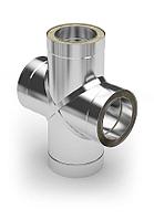 Тройник-сэндвич 90° с ревизией D115/200, ПРОФИ