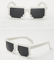 Карнавальные очки Майнкрафт (Minecraft) белые