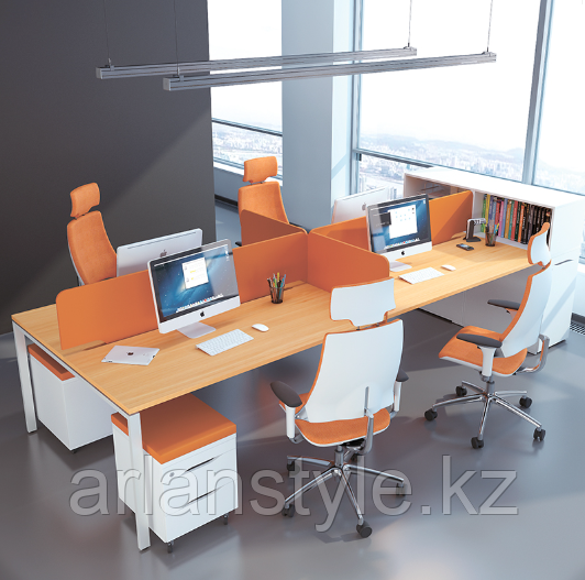 Cтолы для 4-х сотрудников Workbench