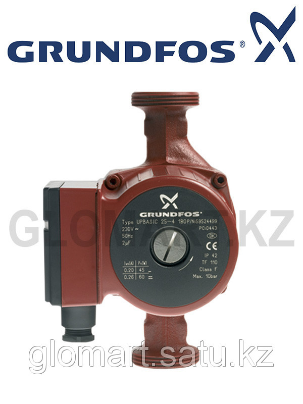 Циркуляционный насос Grundfos UPBASIC 32-4 180 (Грюндфос) - фото 1 - id-p3107371