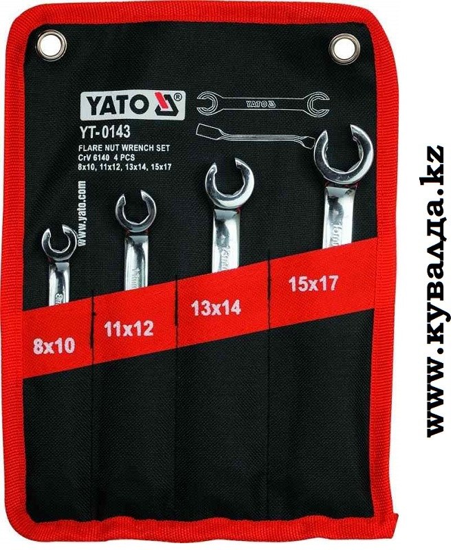 Набор накладных (накидных) ключей, полуоткрытый Yato YT-0143