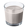 Ароматическая свеча в стакане Мускатный орех и ваниль, серый