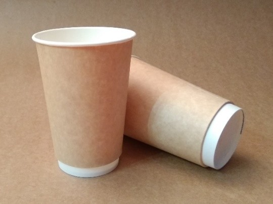 Стакан бумажный ThermoCup Крафт д/гор. напитков, 300мл