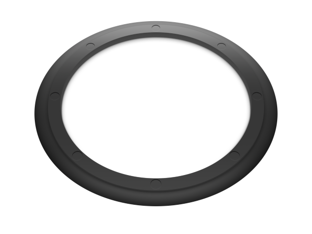 DKC Кольцо резиновое уплотнительное для двустенной трубы, д.90мм