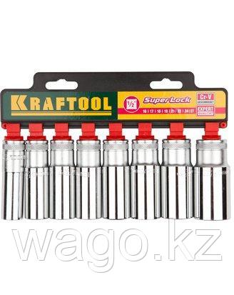 НАБОР ИНСТРУМЕНТОВ ТОРЦОВЫЕ ГОЛОВКИ KRAFTOOL 27865-H8_Z01, EXPERT QUALITAT SUPER LOCK, 8 ПРЕДМЕТОВ, фото 2