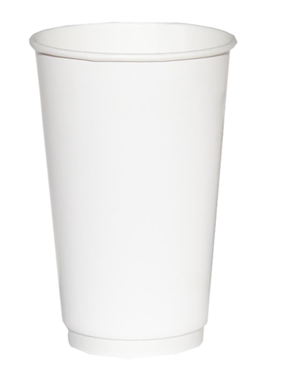Стакан бумажный ThermoCup Белый д/гор. напитков, 400мл