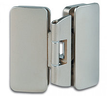 Шарнир для стеклянных витрин. Для накладных дверей. Под сверловку. 