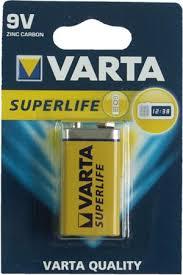 Батарейка крона 9v VARTA SUPERLIFE 6F22 - фото 1 - id-p47407985