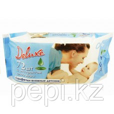 Влажные салфетки Deluxe 72 шт