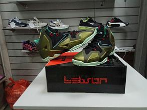 Баскетбольные кроссовки Nike Lebron 11 (XI) Low золото, фото 1