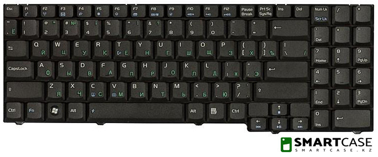 Клавиатура для ноутбука Asus X71 (черная, RU) - фото 2 - id-p47413834