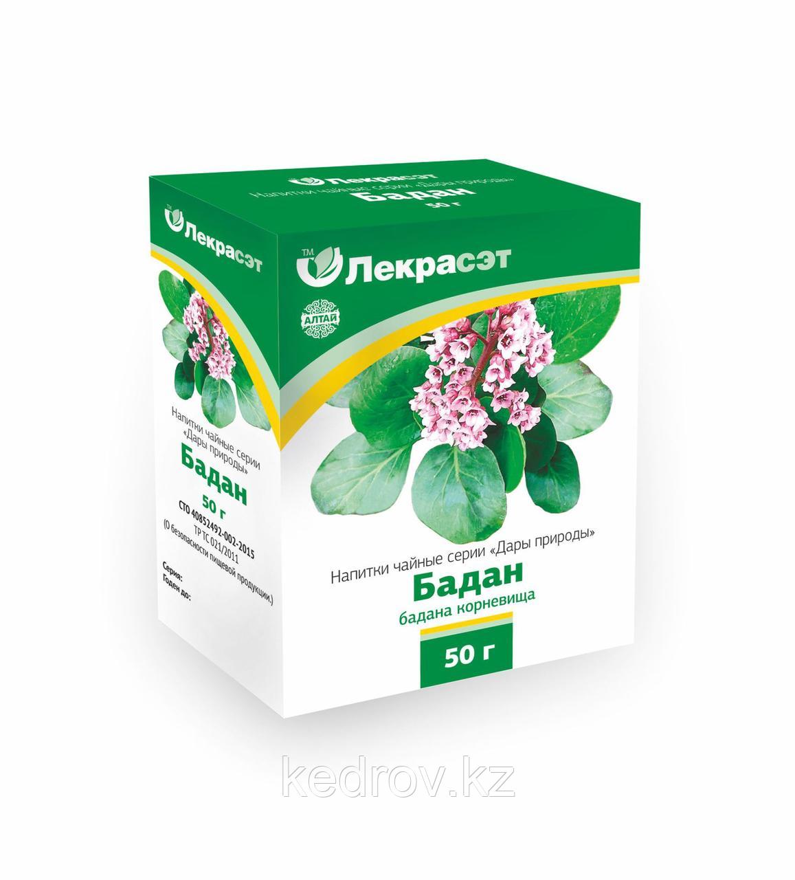 Бадан, корень 50гр "Дары Природы"
