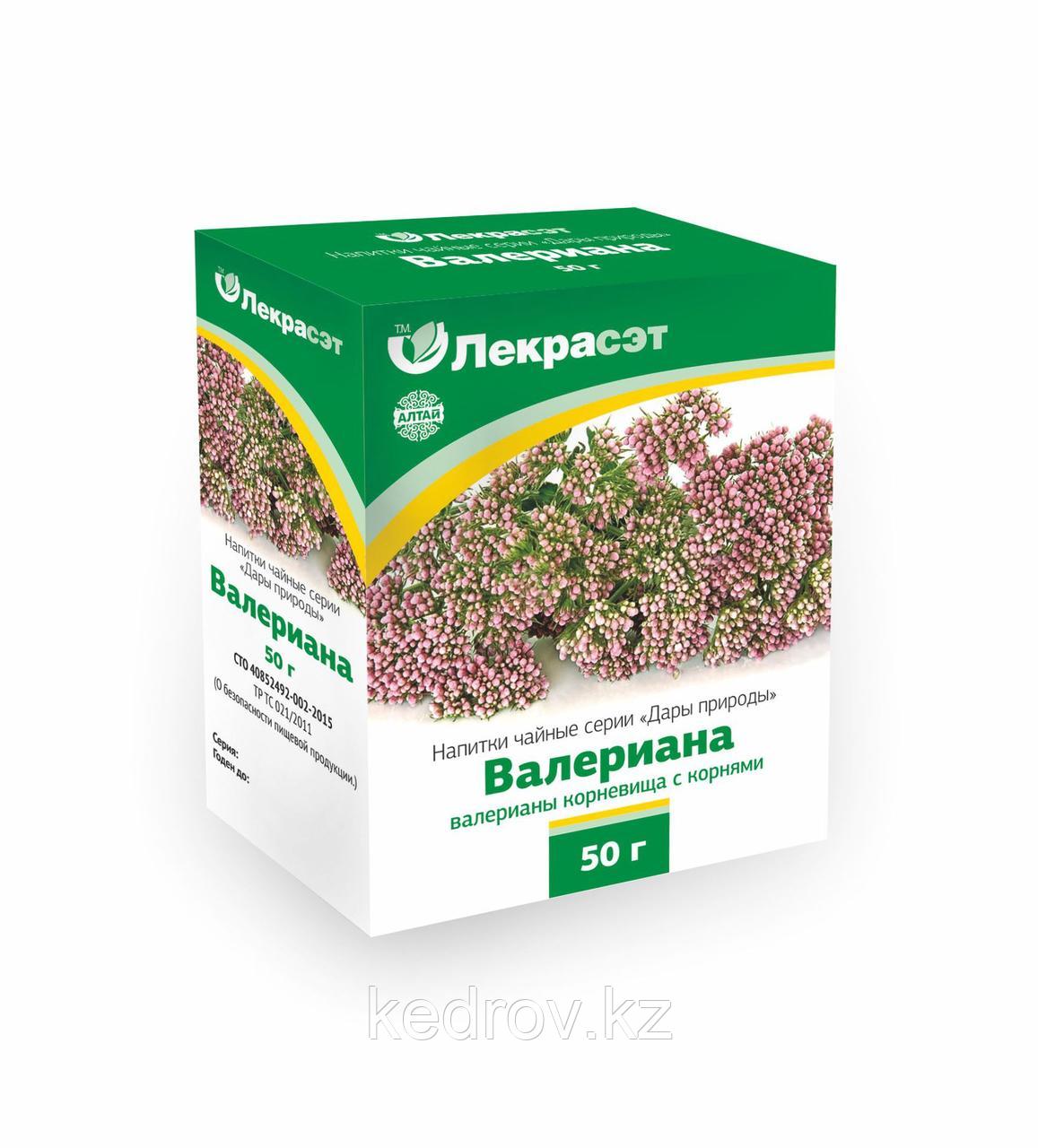 Валериана, корень 50гр "Дары природы"