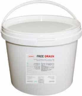 Free Drain- Средство концентрированное для чистки канализационных засоров, порошок, 3кг