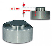 Держатель стеклянных полок из нержавеющей стали, с регулировкой по высоте. 
