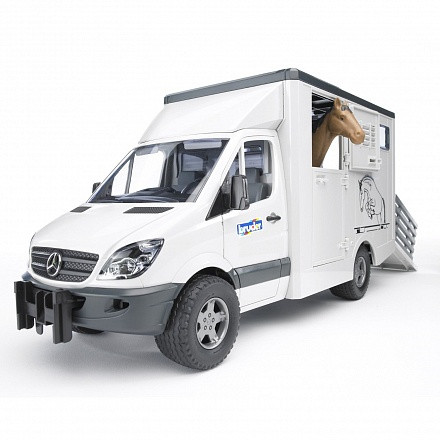 Bruder Mercedes Benz Sprinter с лошадью