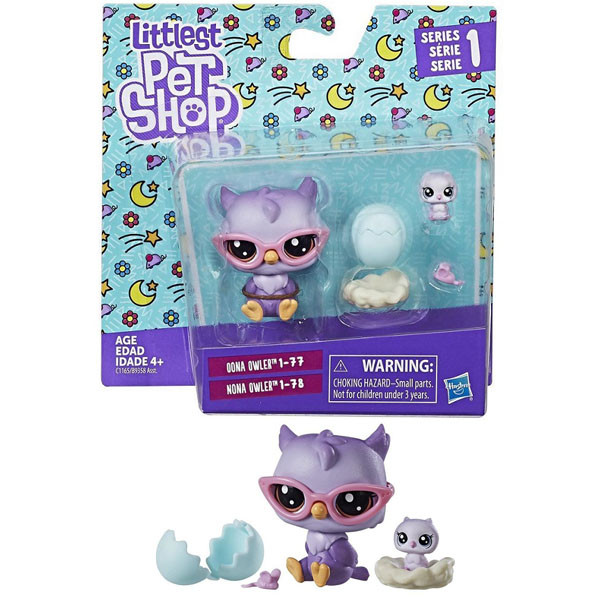 Hasbro Littlest Pet Shop B9358 Набор из двух петов в ассортименте