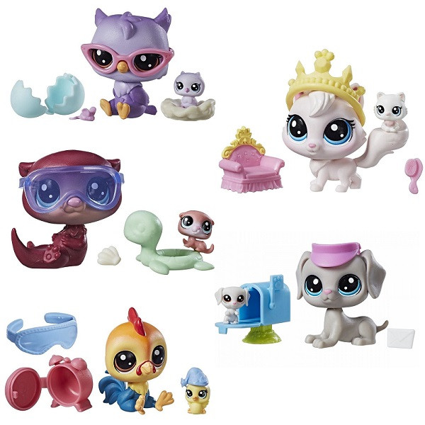 Hasbro Littlest Pet Shop B9358 Набор из двух петов в ассортименте