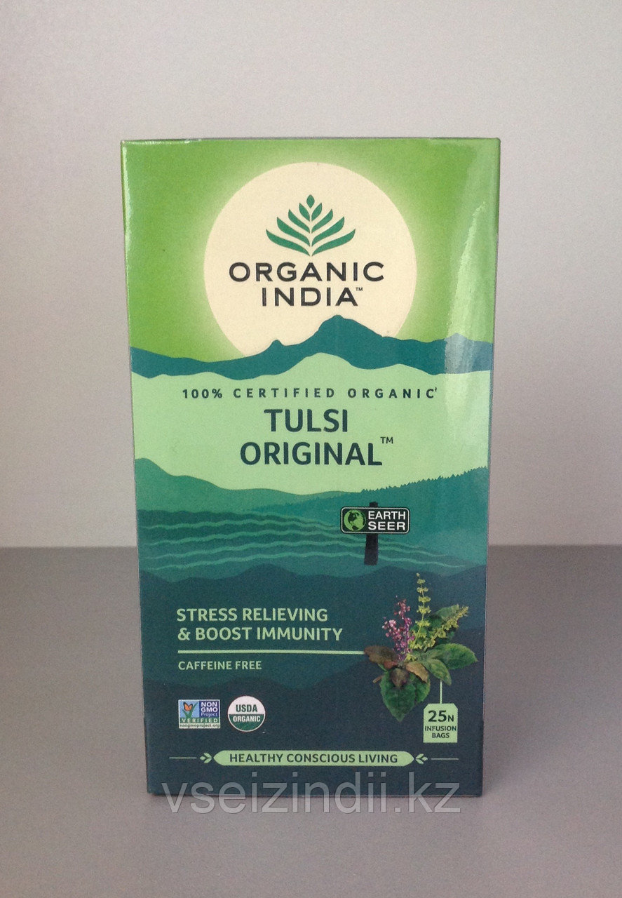 Органический чай Тулси - оригинал(Organic India Original Tulsi Tea) 25 пакетиков