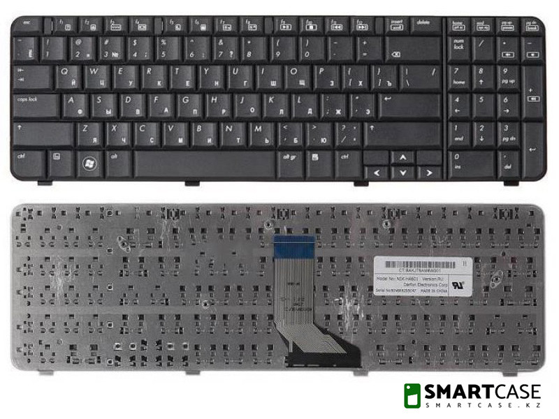 Клавиатура для ноутбука HP Compaq CQ61 (черная, RU)