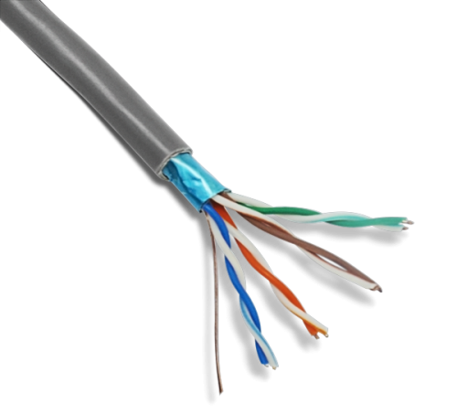 Сетевой Кабель FTP CMF-CC02 . Бухта 305 метров (2шт в кор.)solid/24 AWG/6,5 mm.,EIATIA 568B 8CCA.