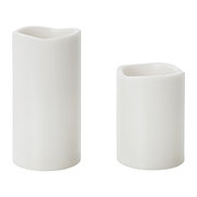 Светодиодная формовая свеча Готафтон 2 шт. белый ИКЕА, IKEA