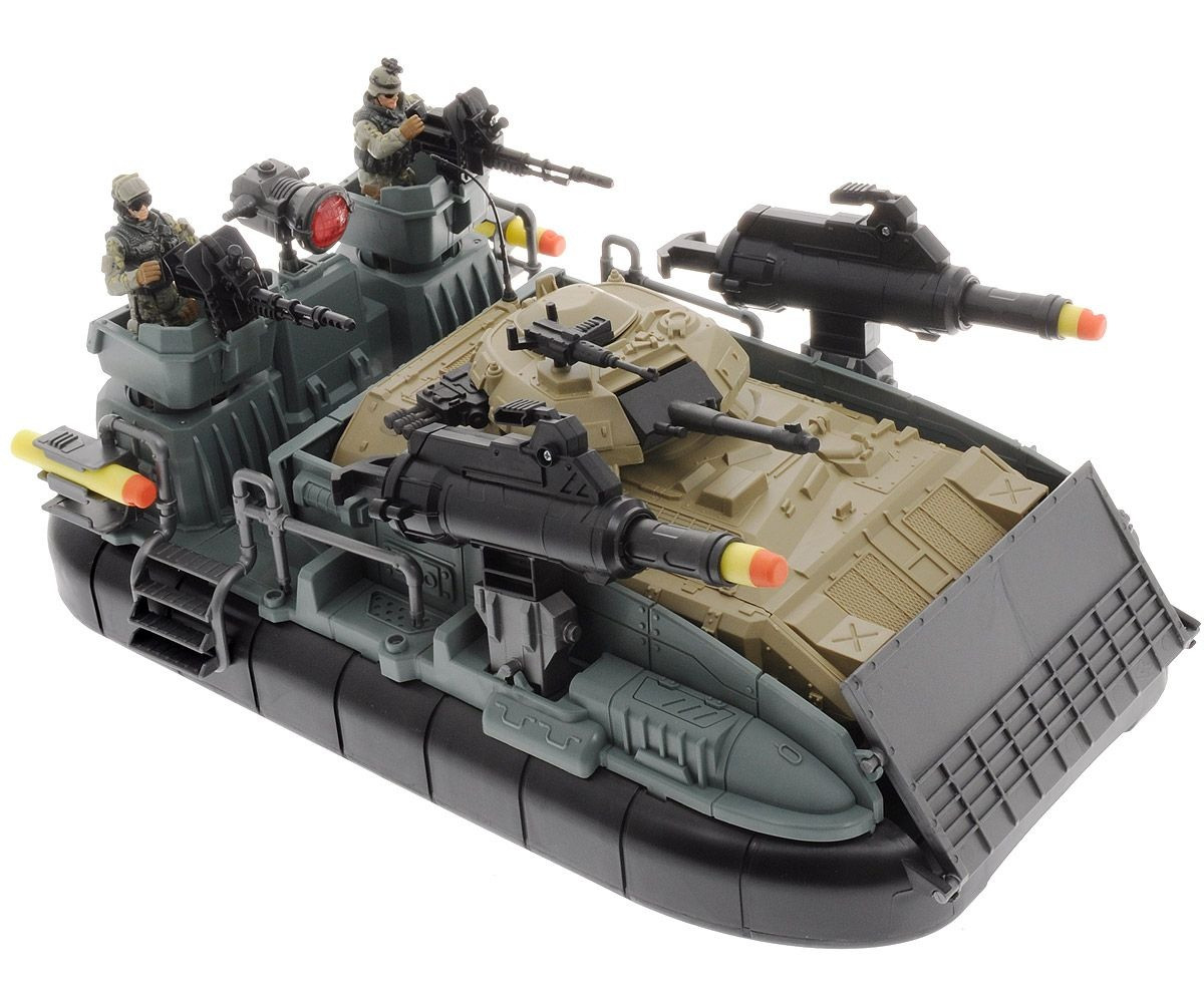 Solder Force Набор: Морская десантная операция (3 фигуры, звук, свет, стреляет)