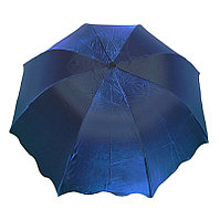 Складной женский зонт с системой "антиветер", синий
