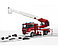 Пожарная машина Scania с выдвижной лестницей и помпой Bruder, фото 5