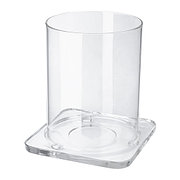 Фонарь Гласиг прозрачное стекло ИКЕА, IKEA