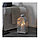 Подсвечник-фонарь Готтгёра для свечи в металлической подставке ИКЕА, IKEA, фото 3